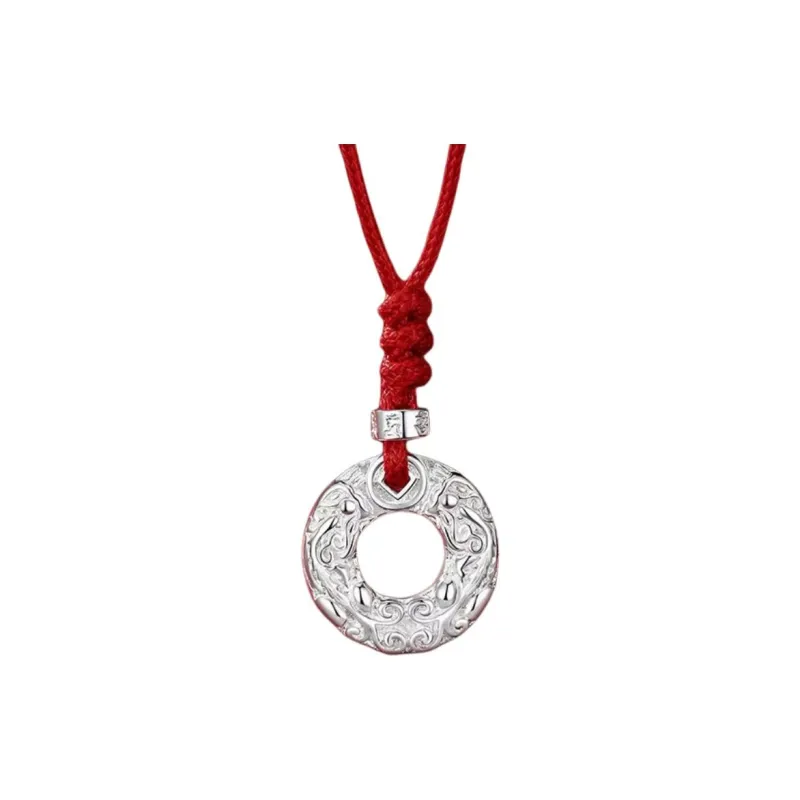 U state 999 Fine Silver Sterling Silver Necklaces Unisex-5