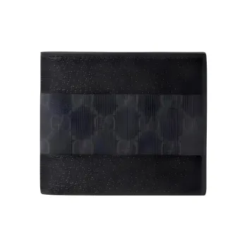 GUCCI Leather Card Holder Small Size Unisex Black