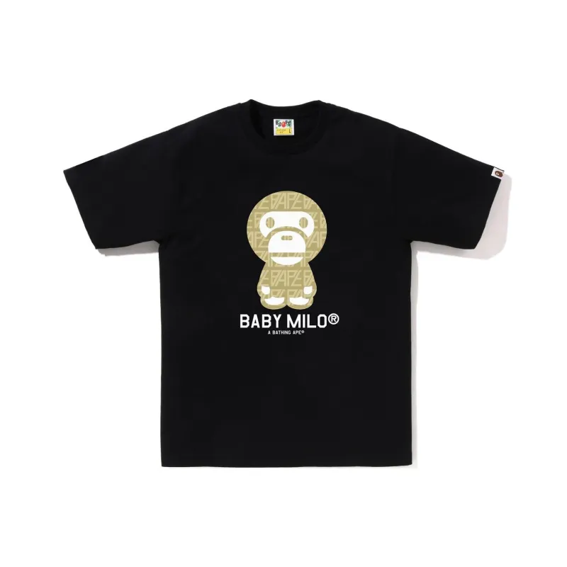 Bape Logo Monogram Baby Milo Tee-0