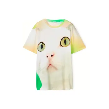LOEWE Cat All Over Print Regular Fit T Shirt