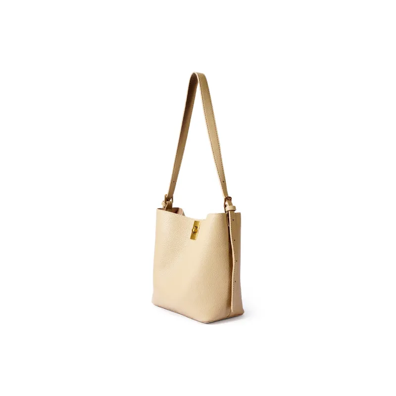 Dubaolu Synthetic Leather Shoulder Bag Regular Women's Yellow/Black-2