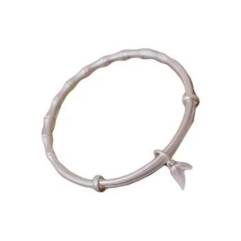 Stone Edge Poly 999 Fine Silver Sterling Silver Bracelets Women's