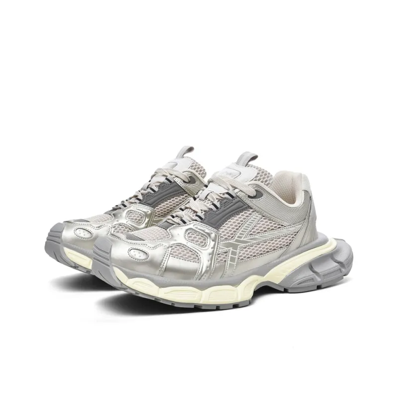 MQ Shock Absorbers With Slip Resistant And Abrasion Resistant Properties Low Top Chunky Sneakers Unisex-7