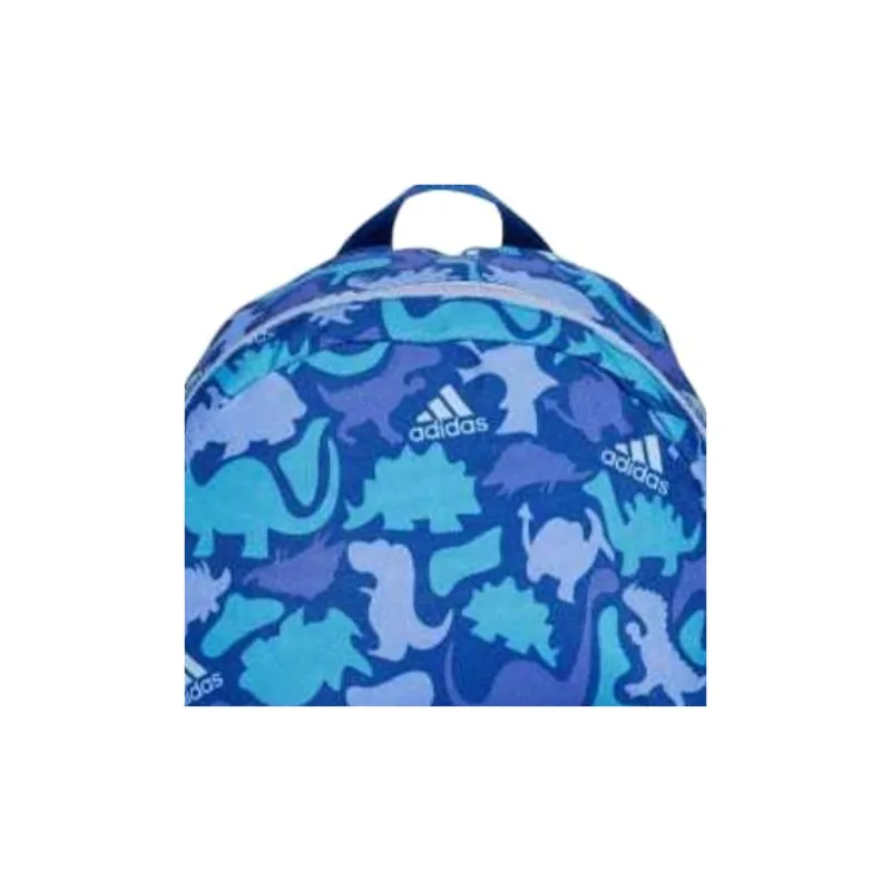 Adidas Polyester Backpack Unisex Royal Blue With Multicolor Accents-3