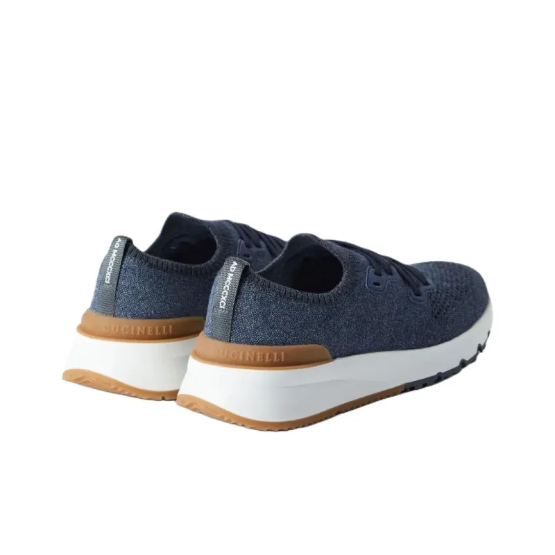 Brunello Cucinelli Knitted Low Top Sneakers-3