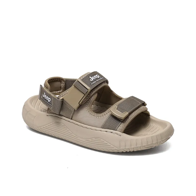 Jeep Beach Sandals Unisex Black-2