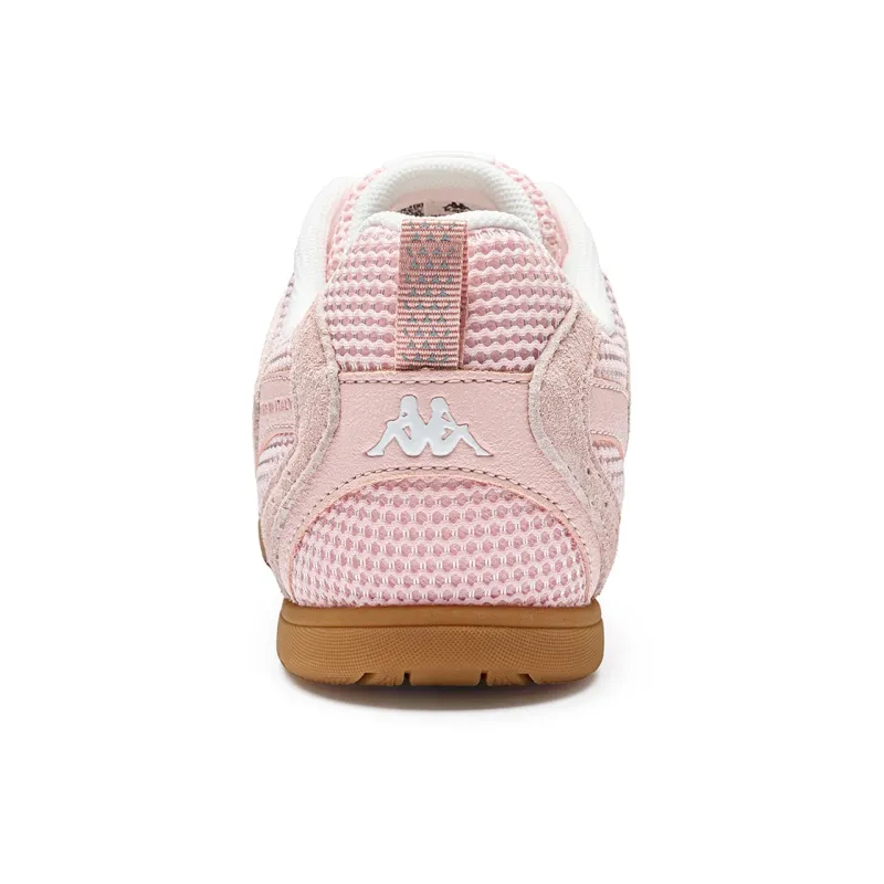 Kappa Back to Back Wear resistant And Lightweight Low Top Skateboard Shoes Women's Pink-4