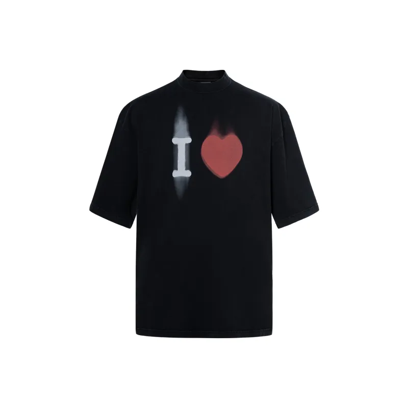 Balenciaga SS23 T Shirt Loose Fit Style Unisex Black-1