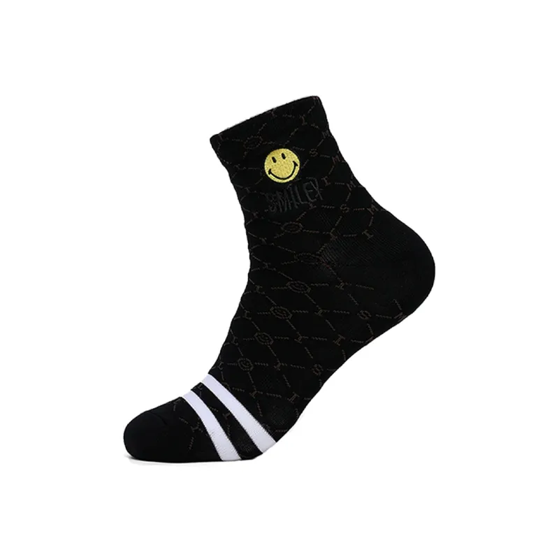 SMILEY Mid Calf Socks Unisex Combo Set-2