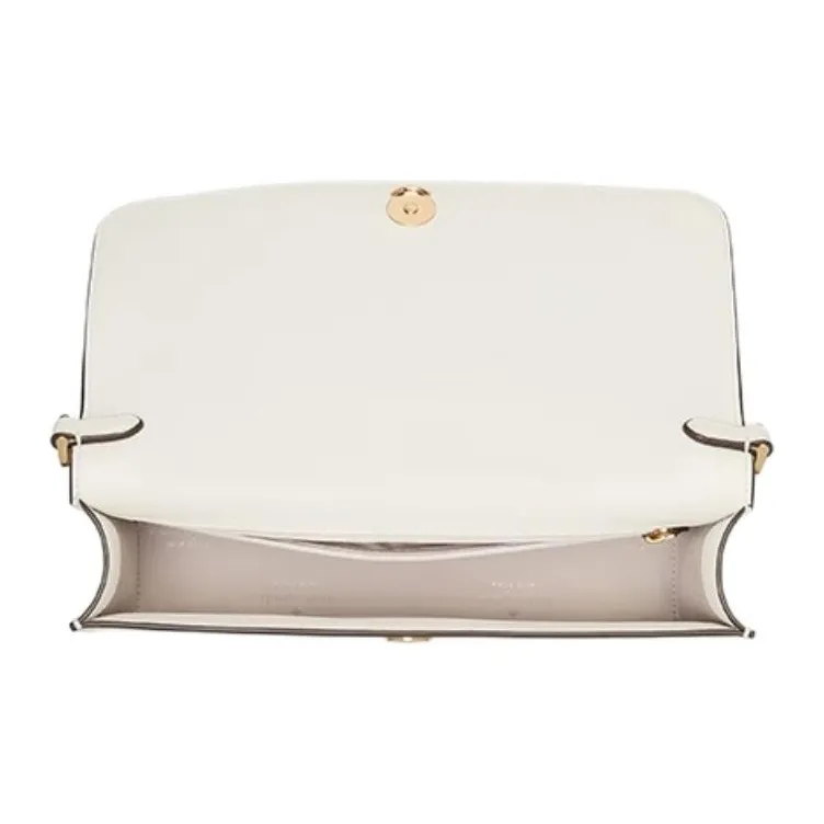 Kate Spade Split Cow Leather Crossbody Bag Medium Size Women's White-3