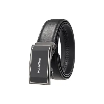 Mulinsen Cow Leather Belts Men's Width 3.5CM