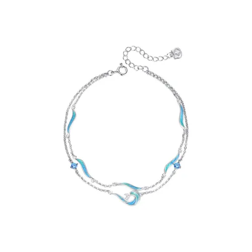 Fu Ru Ji 925 Sterling Silver Anklets Women's