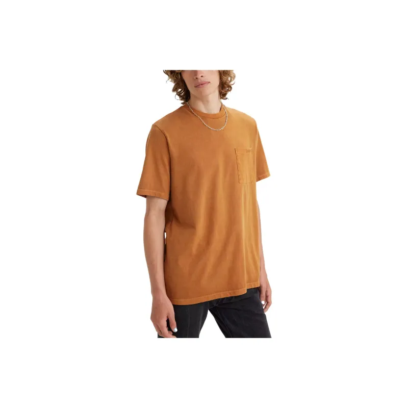 Levis T-Shirts Men Orange-0