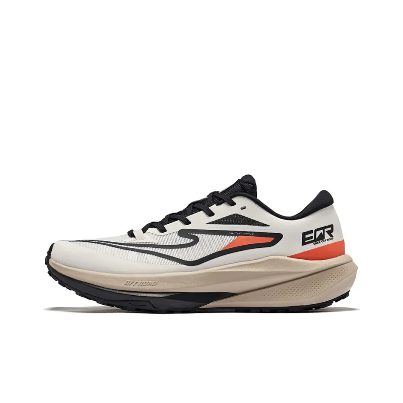 Erke Coverage Wear Resistant Slip Resistant Low Top Running Shoes Men's Wilderness Gray With Black-0