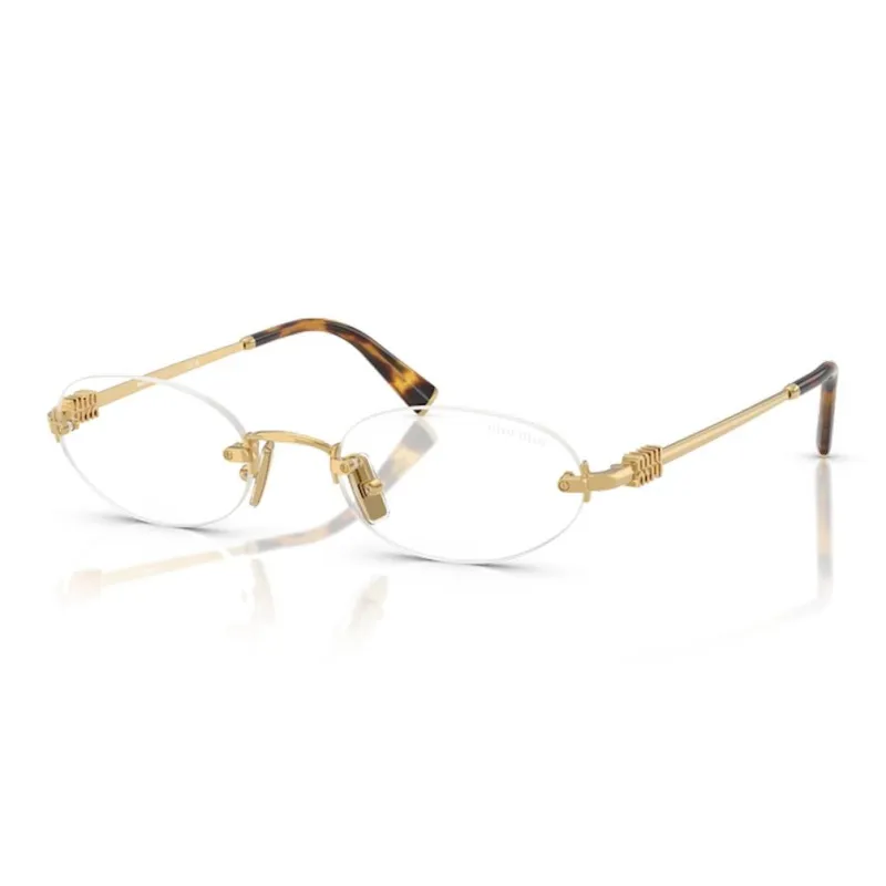 MIU MIU Oval frame Glasses-2