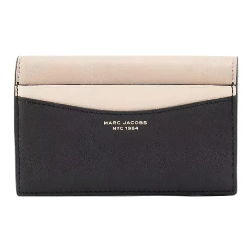 MARC JACOBS Goat Leather Wallet Women's Black