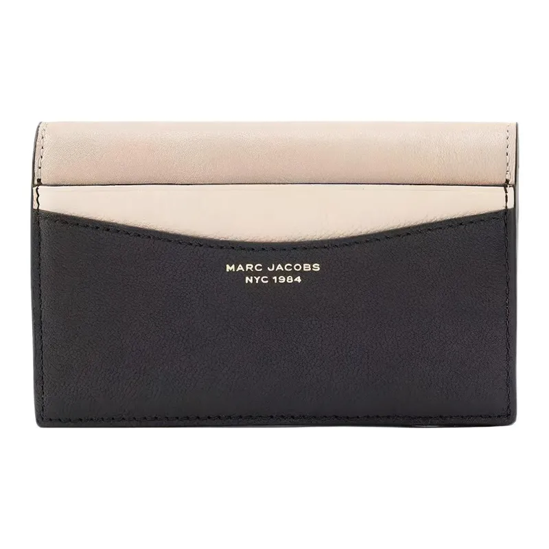 MARC JACOBS Goat Leather Wallet Women's Black-0