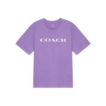 COACH SS23 T Shirt Men's Purple