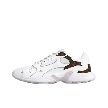 LOUIS VUITTON Olympia Low Top Casual Shoes Women's White