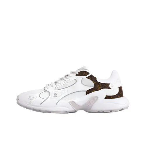 LOUIS VUITTON Olympia Low Top Casual Shoes Women's White