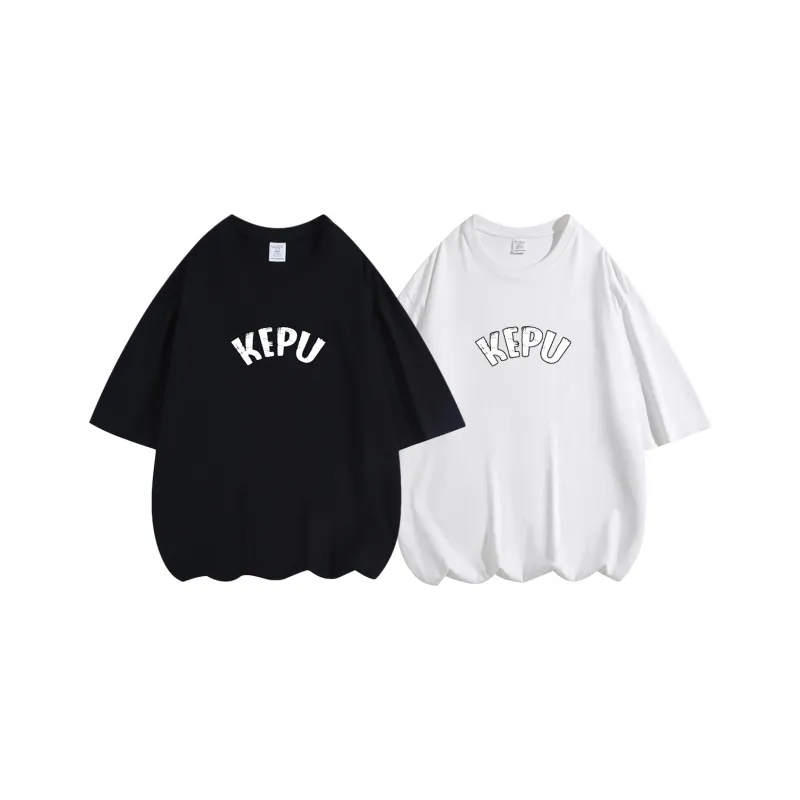 Kepu T Shirt Unisex 2 Pack 2 Pack White+White-10