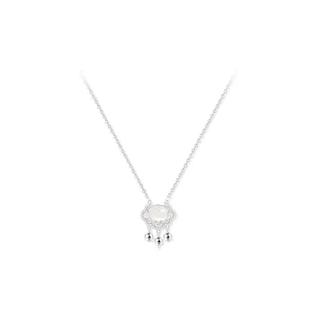 JUICY GRAPE Chalcedony Necklaces Women's