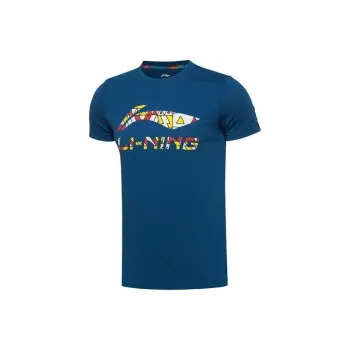 LINING T-Shirts Men French Porcelain Blue