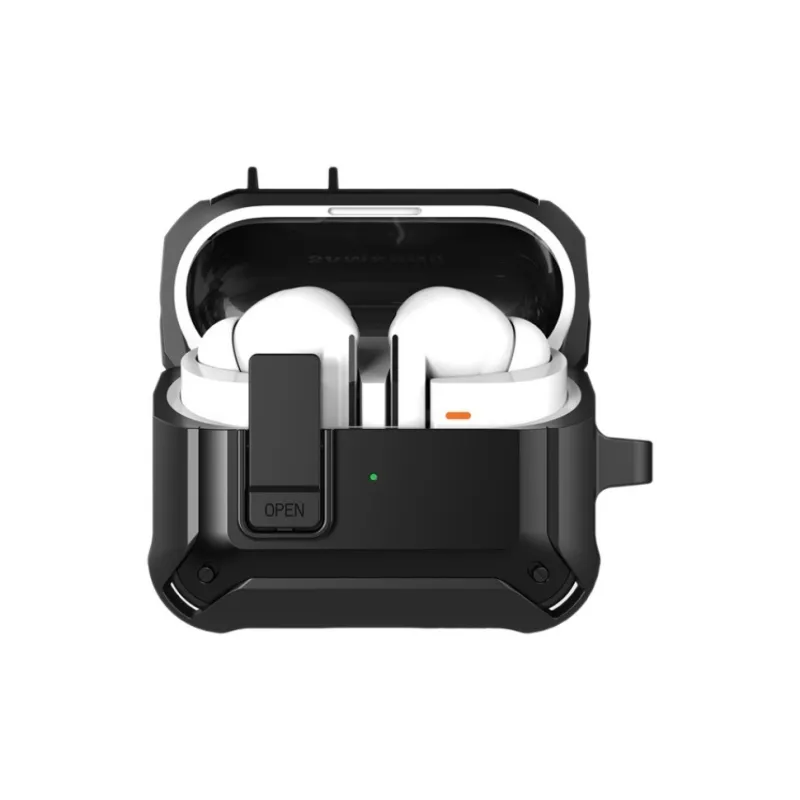 Tong Tong Rabbit Compatibility With Galaxy Buds 3/3 Pro TPU Protective Sleeve Snap Button Headphone Cases-5