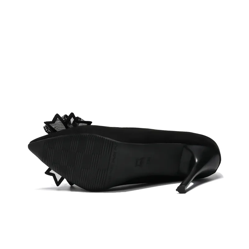Dawei's House High Heels Women's Black-5
