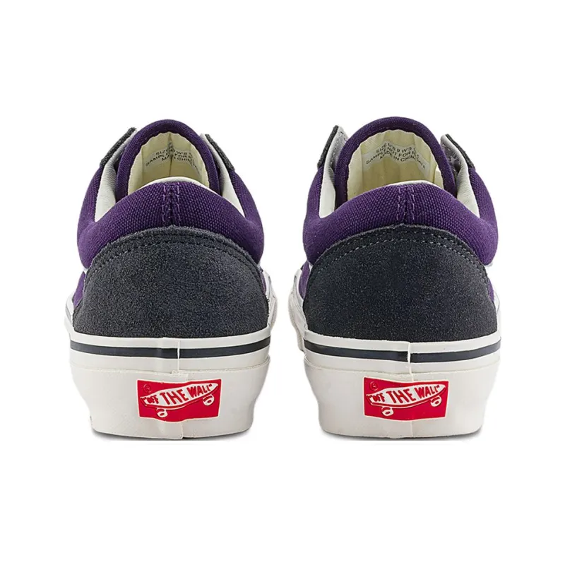 Vans LX OLD SKOOL Anti Slip Wear Resistant Low Top Skateboard Shoes Unisex Purple-3