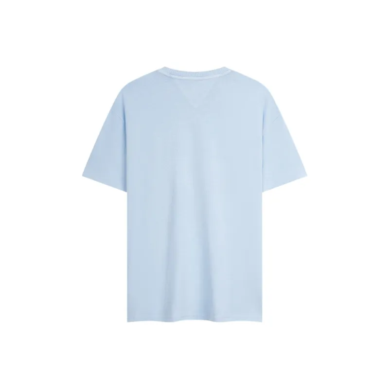 Tommy Hilfiger T Shirt Men's Light Blue C3Q-1