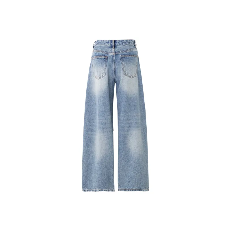 SOON FLOWER Jeans Women's Light Blue-1