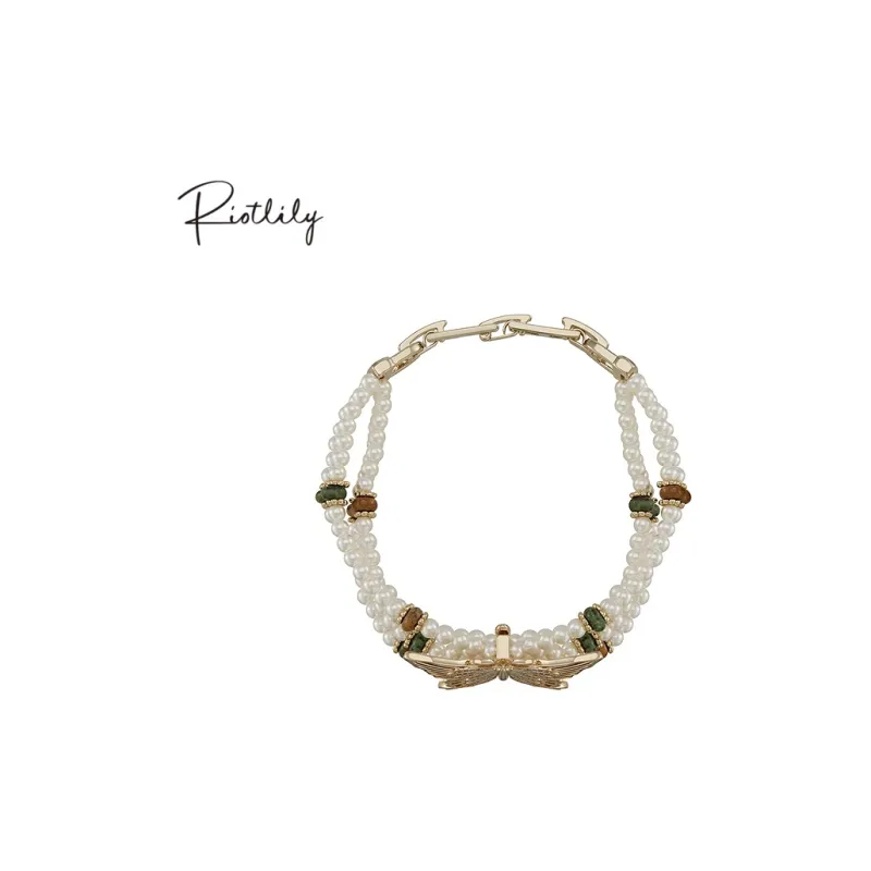 RiotLILY Pearl Exaggerated Bracelet Women's-4