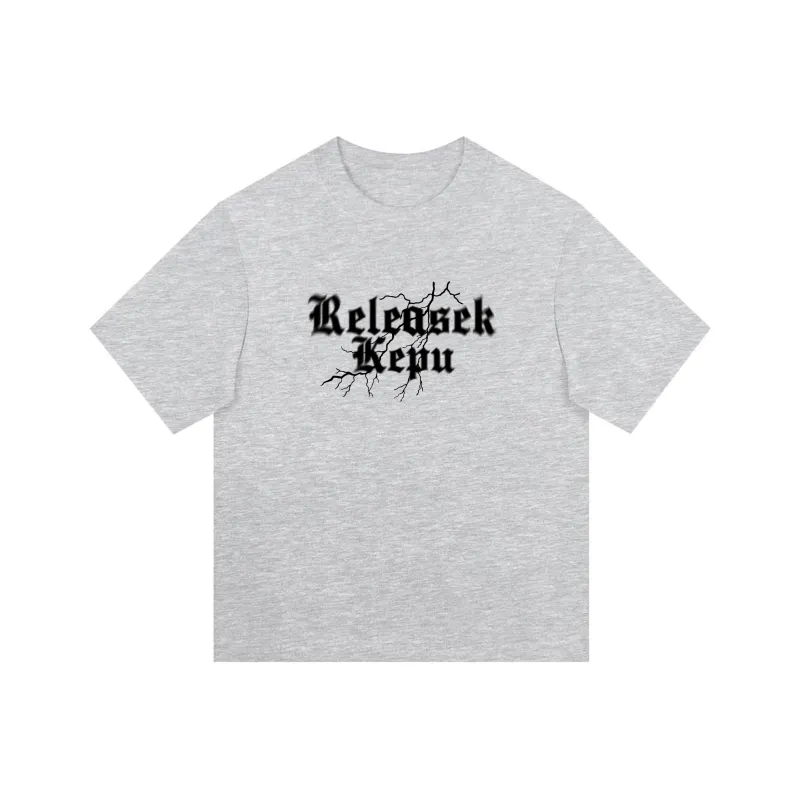 Kepu T Shirt Unisex Black Stamp Yellow-9