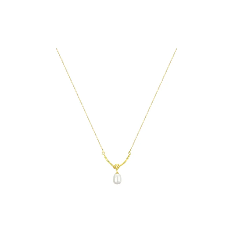 Andaozi Pearl Necklaces Women's-2