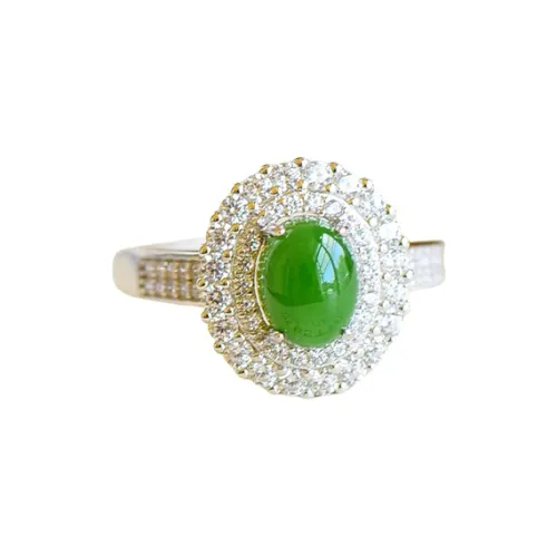 Jade Ink Love Hetian Jade Rings Jasper Women's