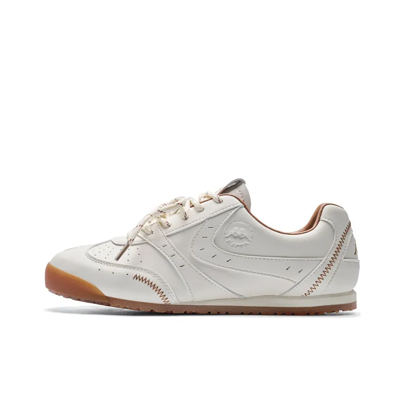 Kappa Anti Slip Wear Resistant Low Top Skateboard Shoes Women's Winter Day White-7