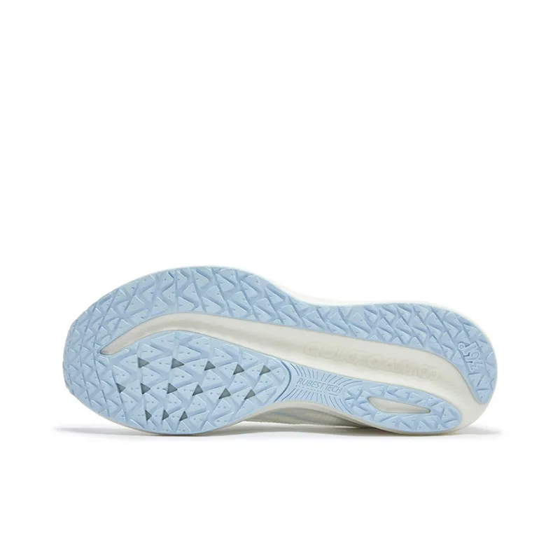 361° Feng Yi Anti Slip Wear Resistant Low Top Casual Running Shoes Women's White Pink Pearl-4