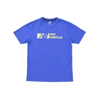 New Balance T Shirts Men Blue