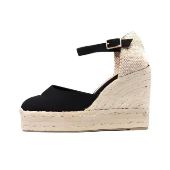 Castañer Bianca Peep Toe Wedge Sandals Women's
