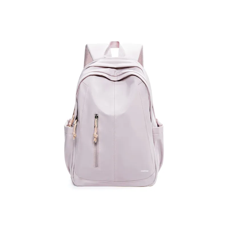 COOWOZ Nylon Backpack Regular Unisex Ecru/Red/Pink Purple/Black/Peacock Blue-8