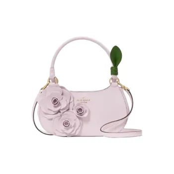 Kate Spade Cow Leather Handbag Medium Size Women's Purple