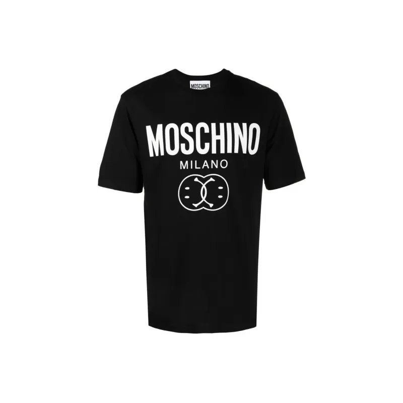 MOSCHINO Smiley Logo-print T-shirt-0