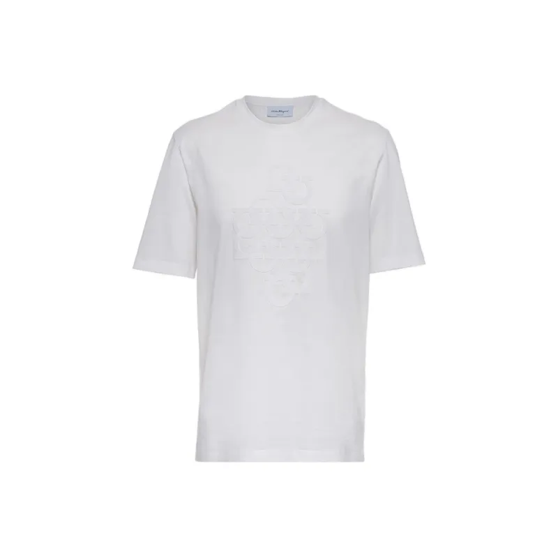 Ferragamo T-Shirts Men White-0