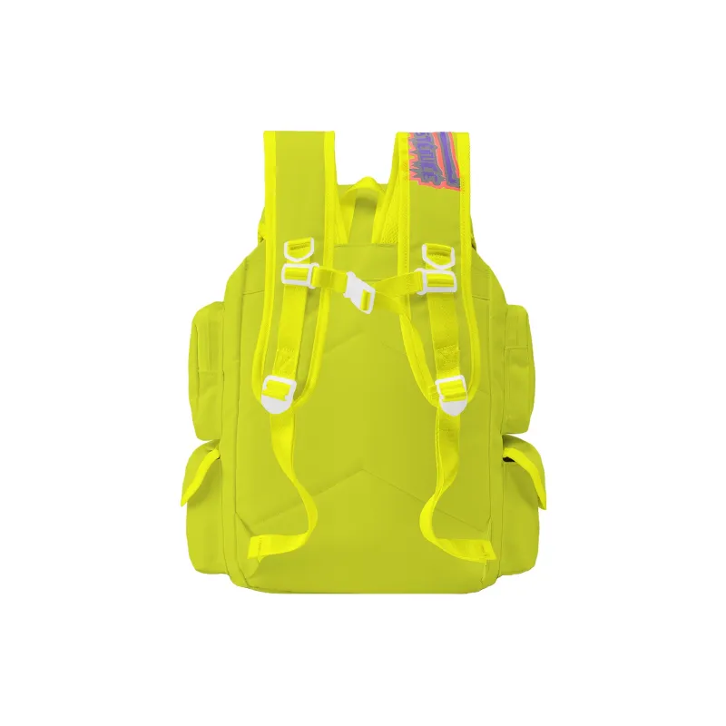 COEXISTENCE Water repellent Polyester Backpack Regular Unisex Yellow-2
