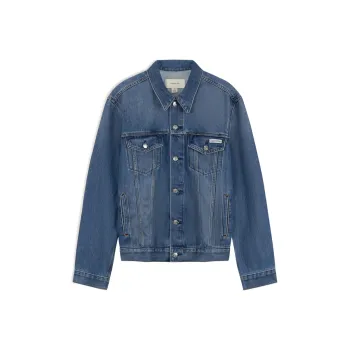CALVIN KLEIN Denim Jacket Men's WAH Denim Blue