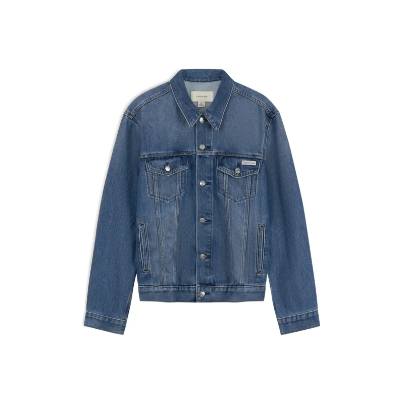 CALVIN KLEIN Denim Jacket Men's WAH Denim Blue-0