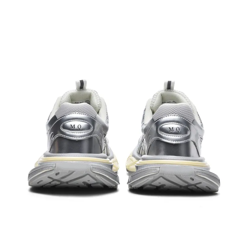 MQ Shock Absorbers With Slip Resistant And Abrasion Resistant Properties Low Top Chunky Sneakers Unisex-3