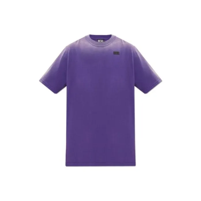 DIESEL T-Shirts Men Purple-0