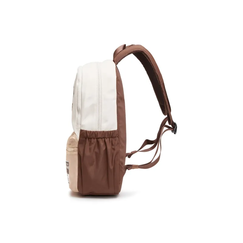 Champion Fabric Backpack Regular Unisex Milk White & Taupe & Walnut-2
